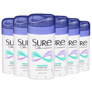 Foto 1 | Desodorante Antitranspirante Sure Solid sin Olor 6 Piezas de 73 g C/U - Venta Internacional