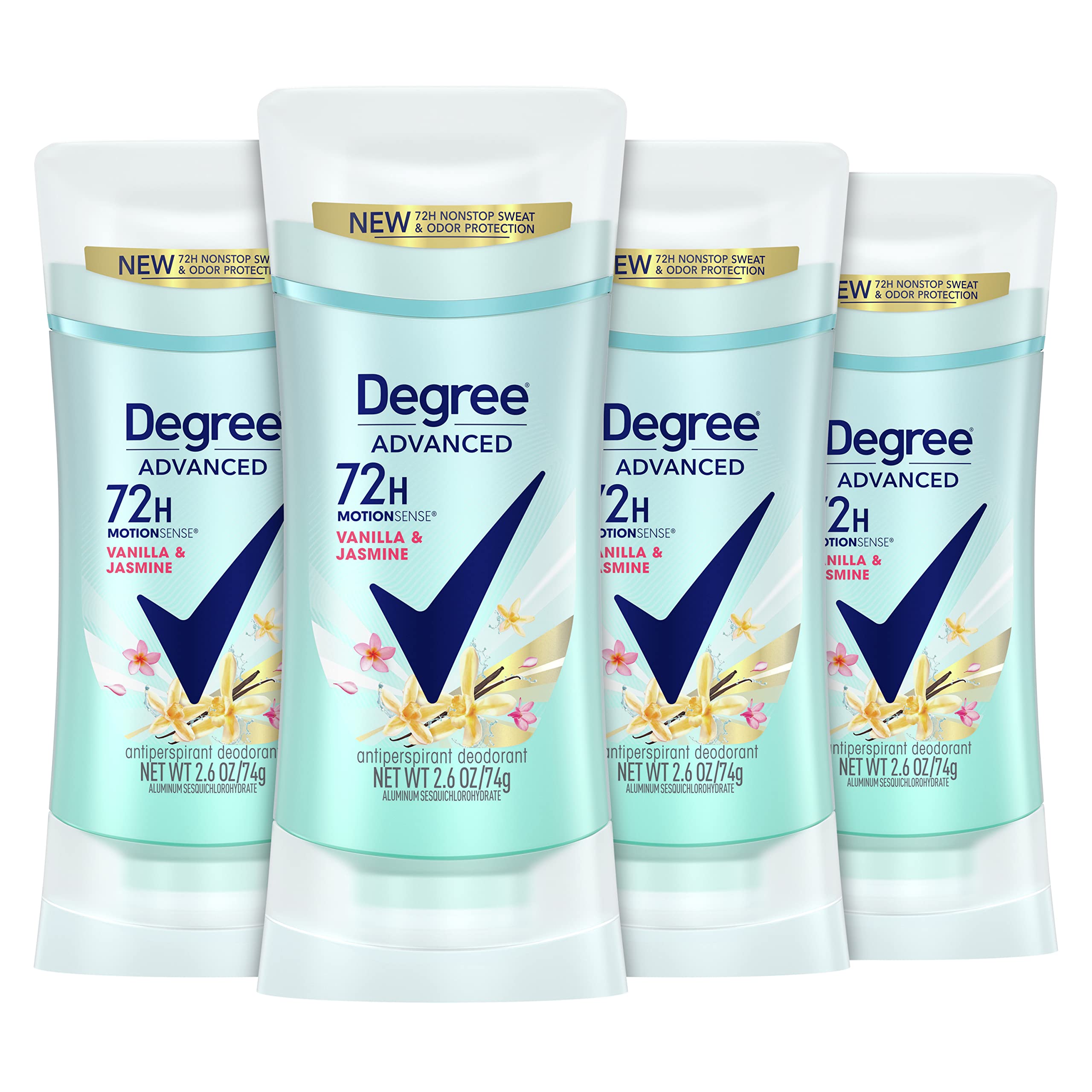 Foto 2 pulgar | Desodorante Degree Advanced Vanilla & Jasmine de 4 Piezas-Venta Internacional