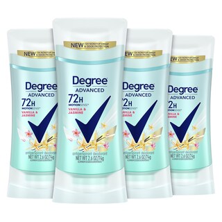 Foto 1 | Desodorante Degree Advanced Vanilla & Jasmine de 4 Piezas-Venta Internacional