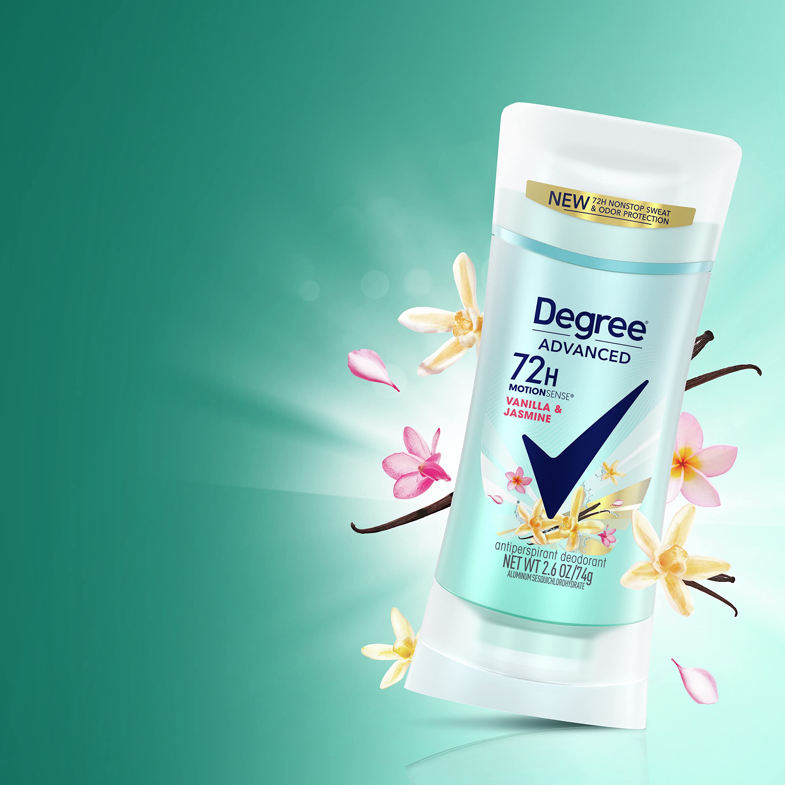 Foto 7 pulgar | Desodorante Degree Advanced Vanilla & Jasmine de 4 Piezas-Venta Internacional
