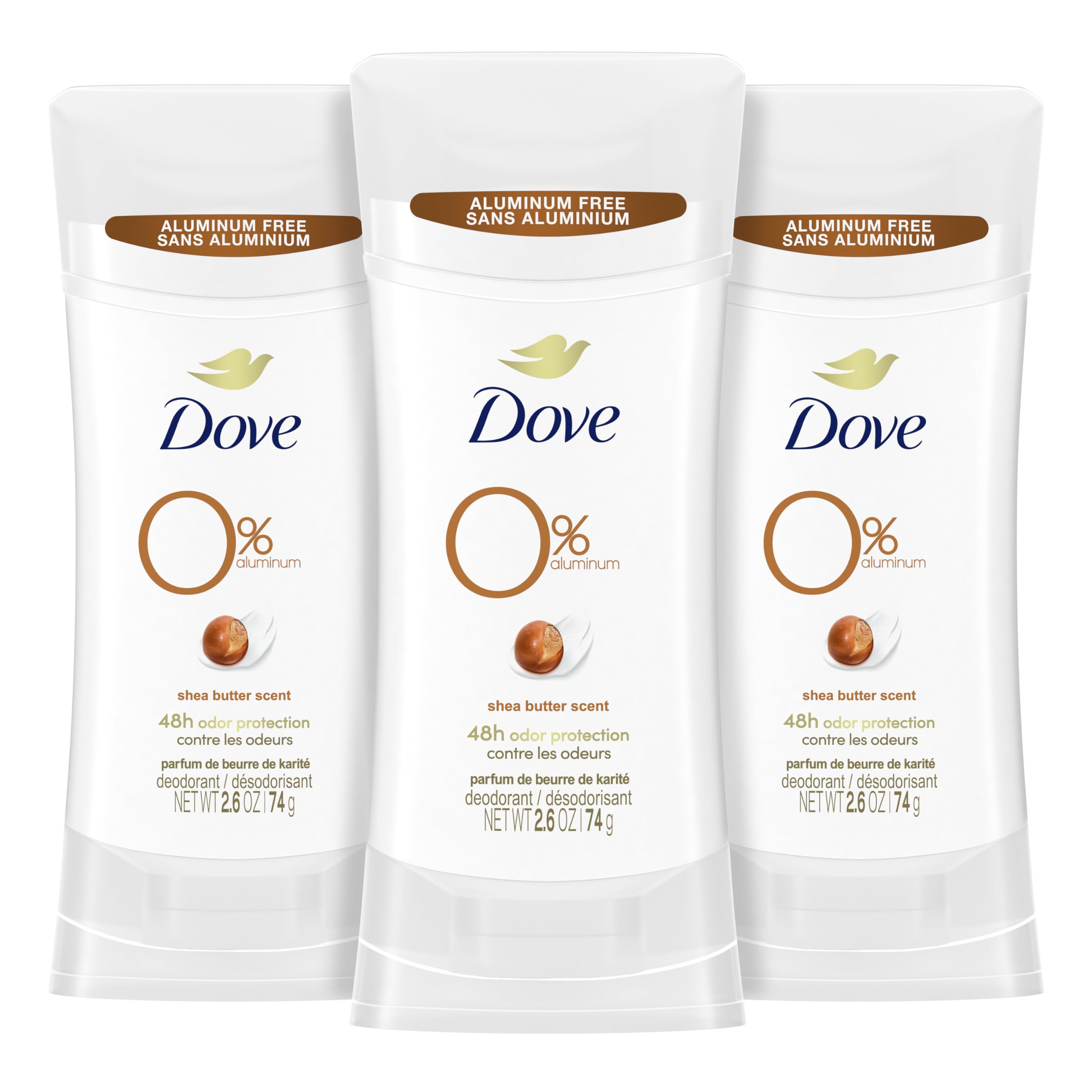 Foto 2 pulgar | Desodorante en Barra Dove Shea Butter Scent de 3 Piezas-Venta Internacional