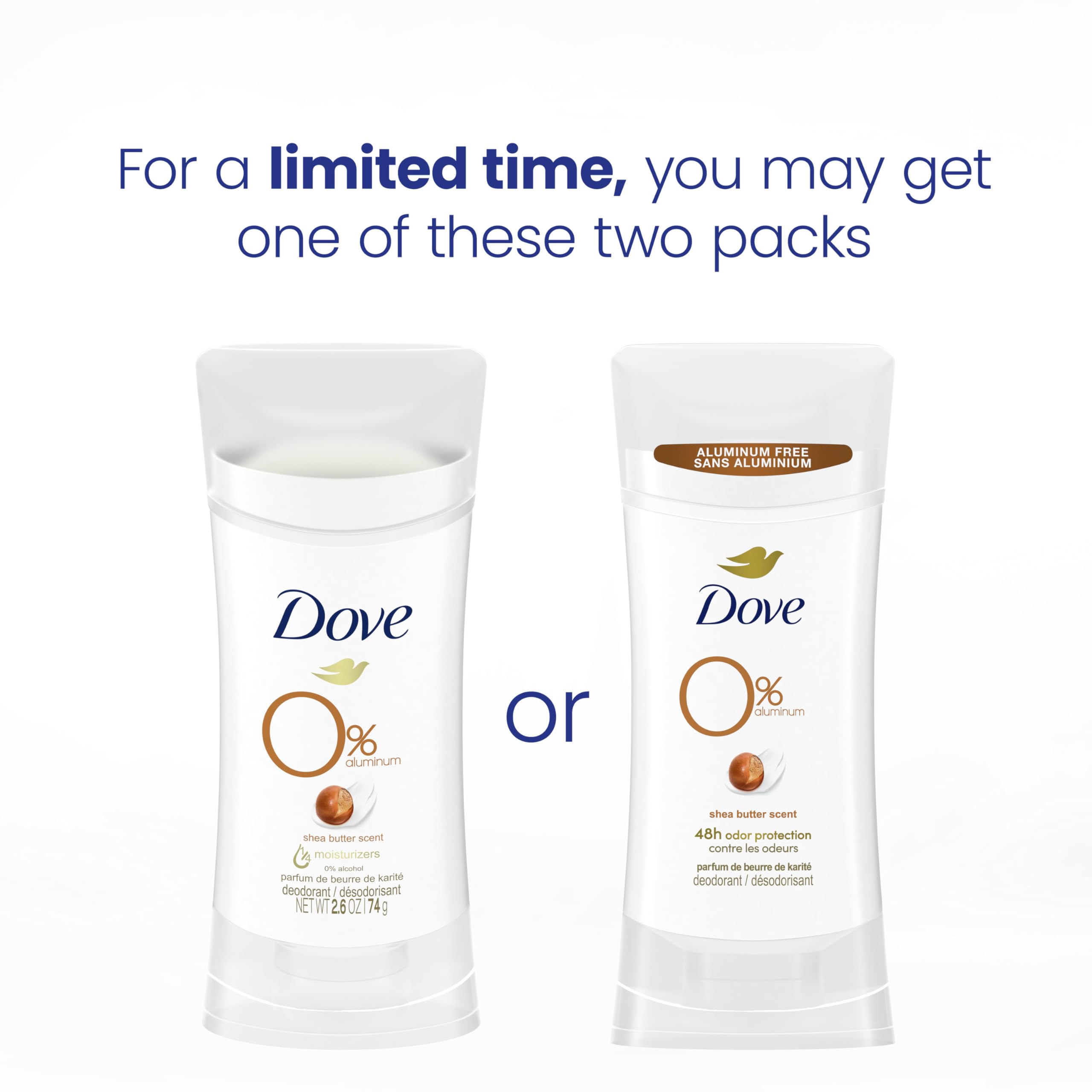 Foto 3 | Desodorante en Barra Dove Shea Butter Scent de 3 Piezas-Venta Internacional