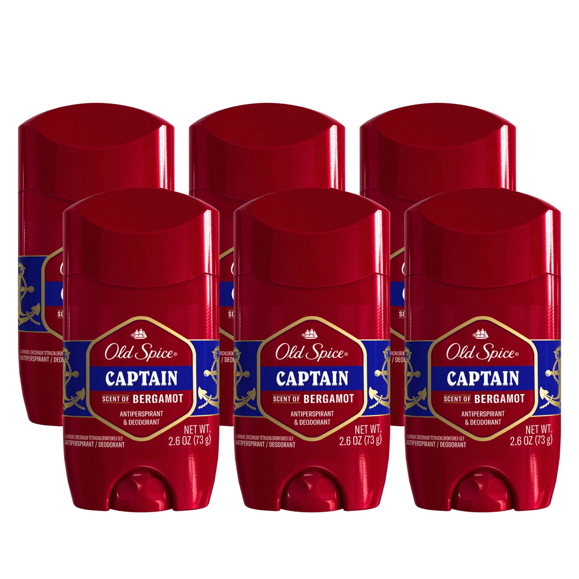 Foto 2 pulgar | Desodorante Antitranspirante Old Spice Captain para Hombre 150 ml 6Piezas - Venta Internacional