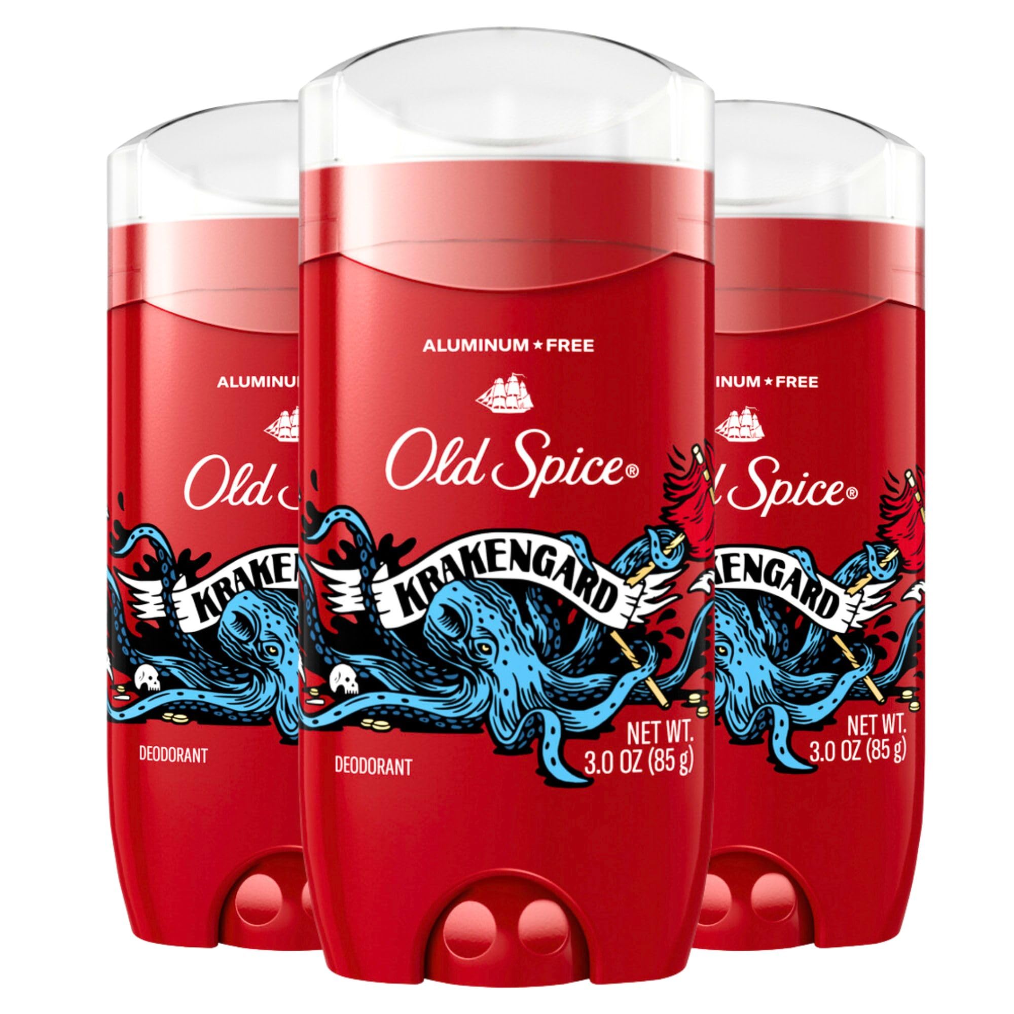 Foto 2 pulgar | Desodorante Old Spice Krakengard sin Aluminio 90 ml 3 Piezas  - Venta Internacional