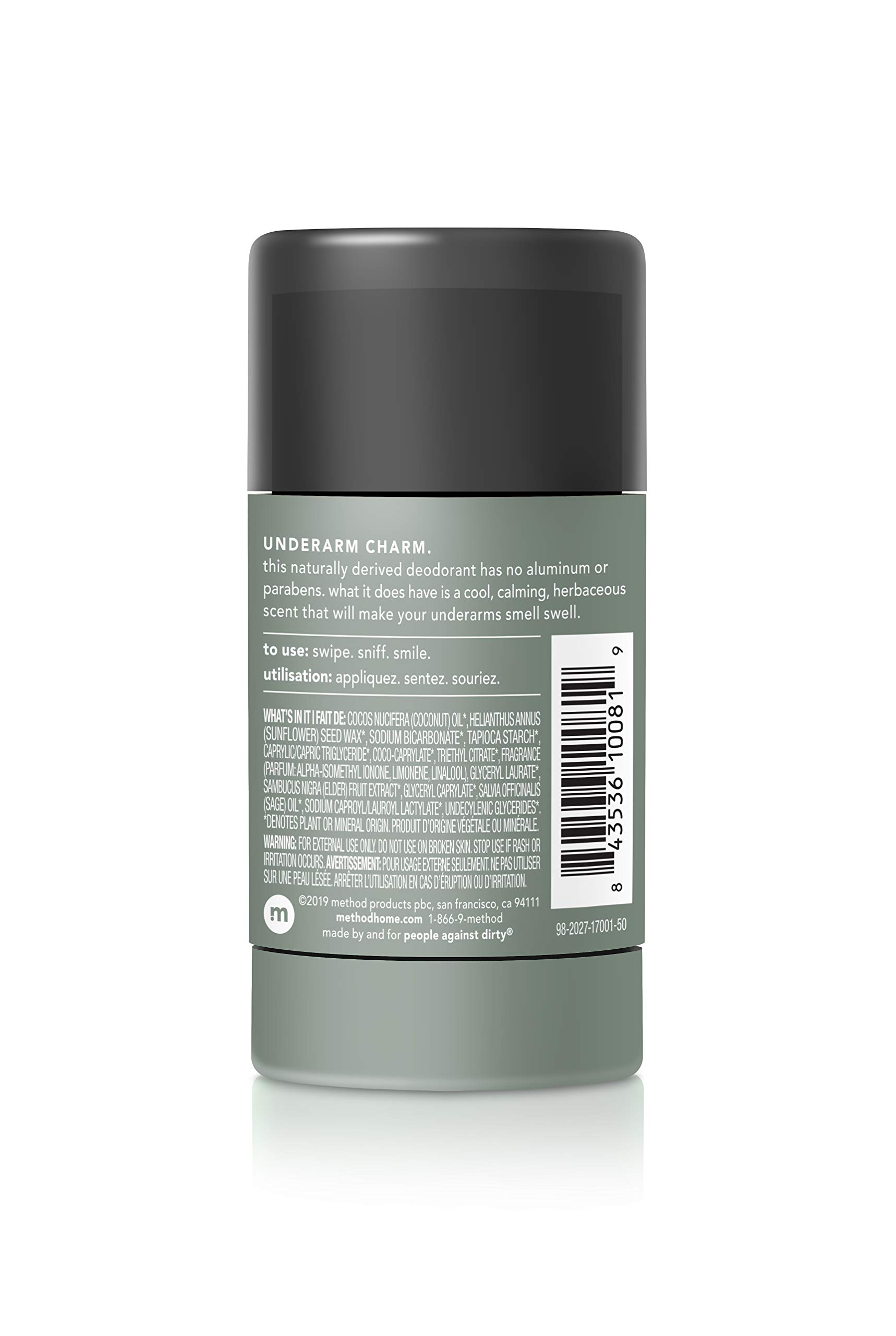 Foto 3 pulgar | Desodorante Method Sin Aluminio 78 Ml para Hombre 6 Unidades - Venta Internacional