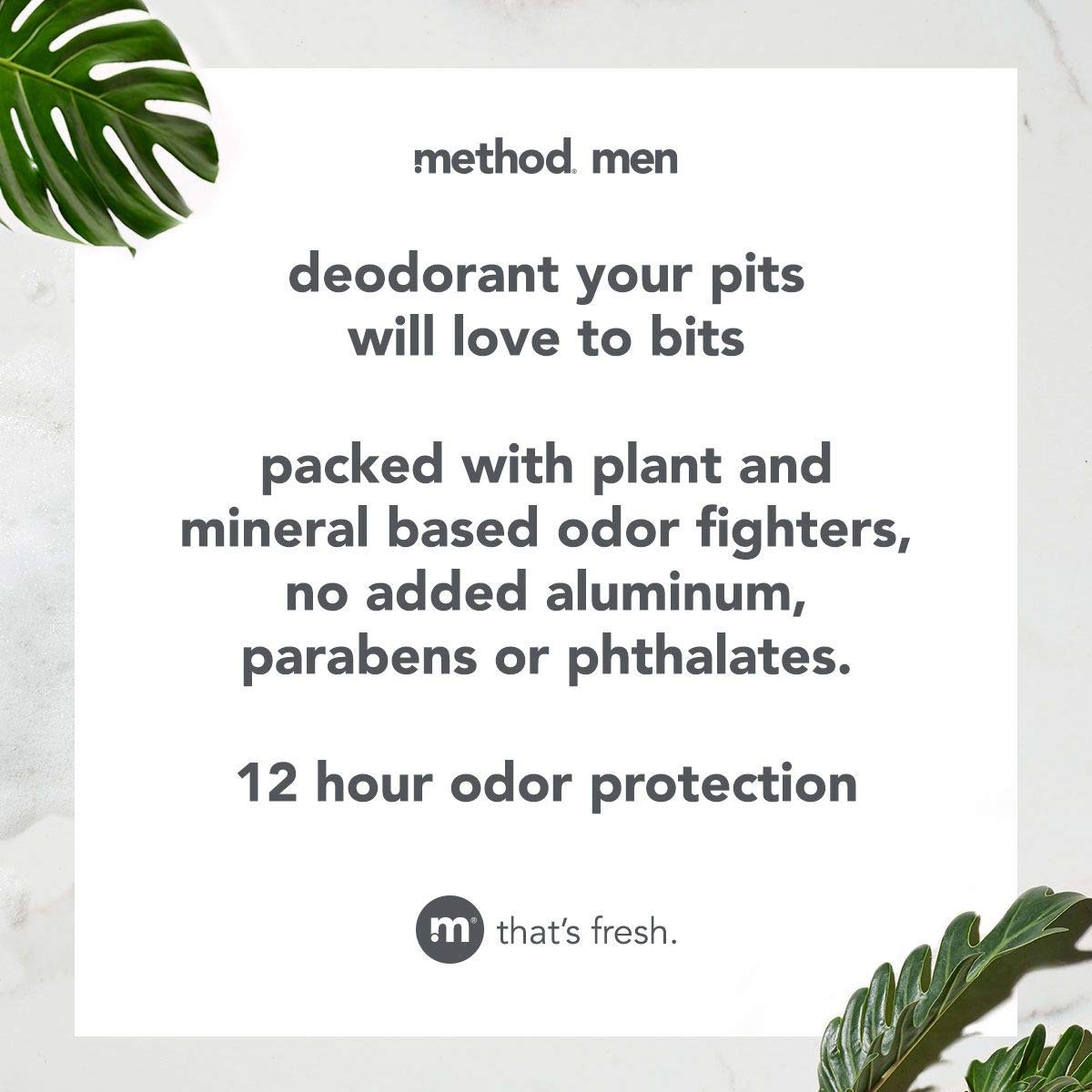 Foto 5 | Desodorante Method Sin Aluminio 78 Ml para Hombre 6 Unidades - Venta Internacional