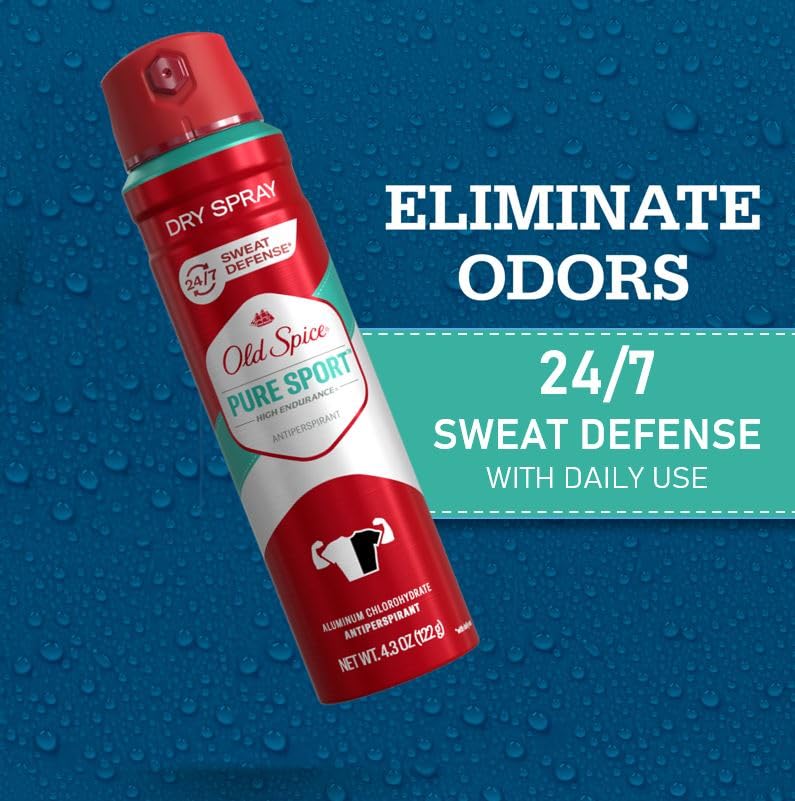 Foto 3 pulgar | Desodorante Old Spice High Endurance Men Pure Sport 125 Ml Paquete de 3 - Venta Internacional