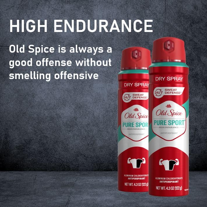 Foto 7 pulgar | Desodorante Old Spice High Endurance Men Pure Sport 125 Ml Paquete de 3 - Venta Internacional