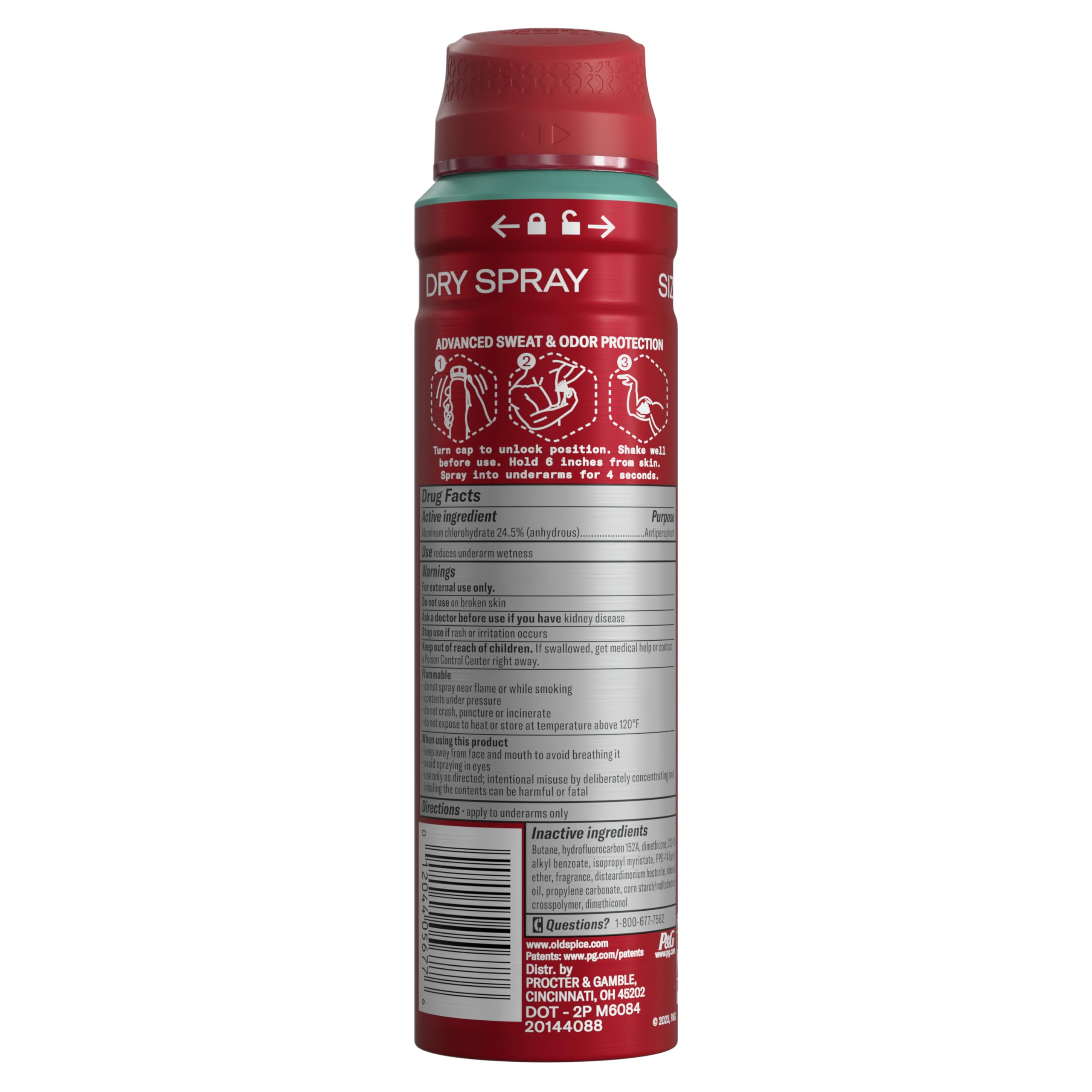 Foto 7 | Desodorante Old Spice High Endurance Men Pure Sport 125 Ml Paquete de 3 - Venta Internacional