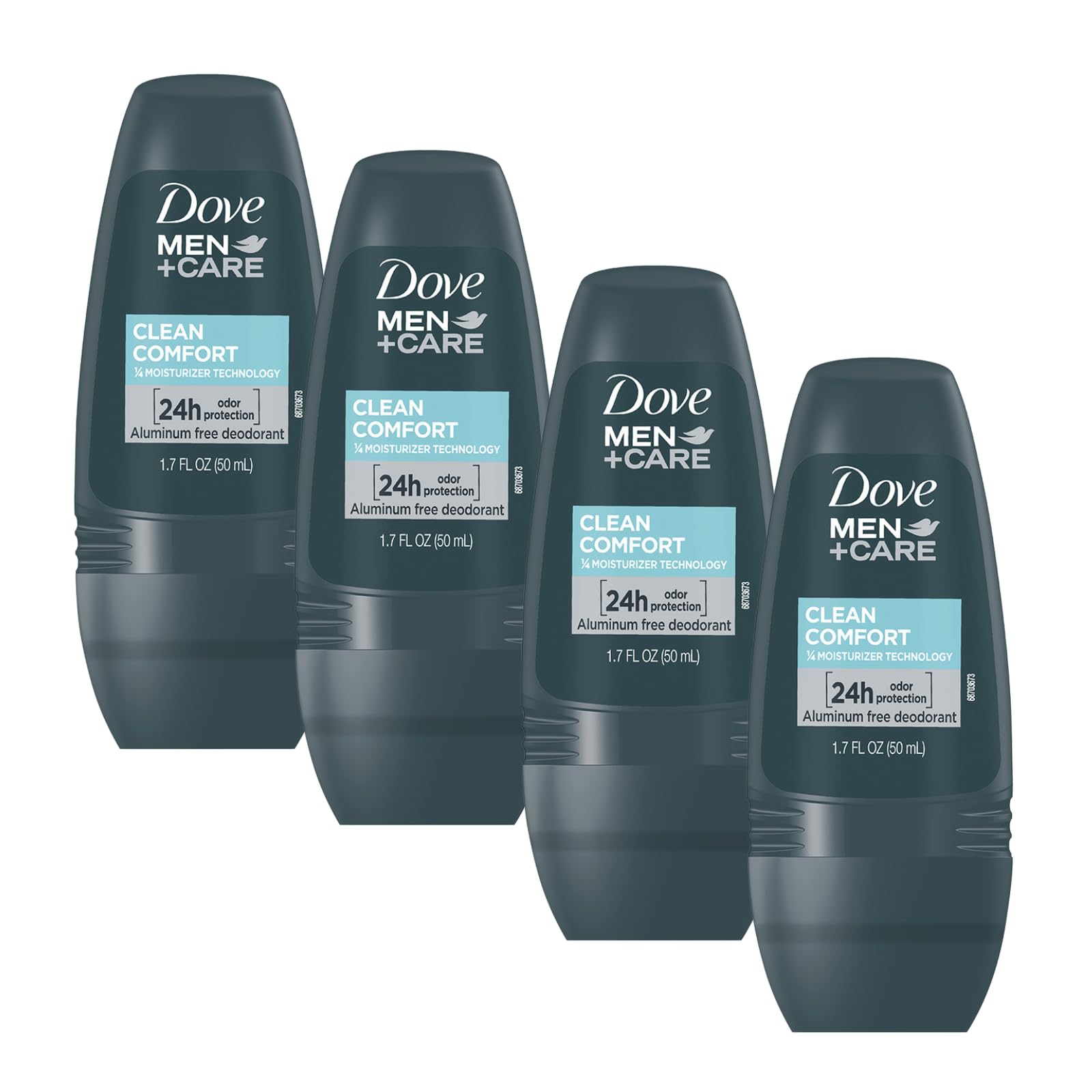 Foto 2 pulgar | Desodorante Dove Men+Care Clean Comfort Roll-On 4 Piezas de 50 ml C/U - Venta Internacional