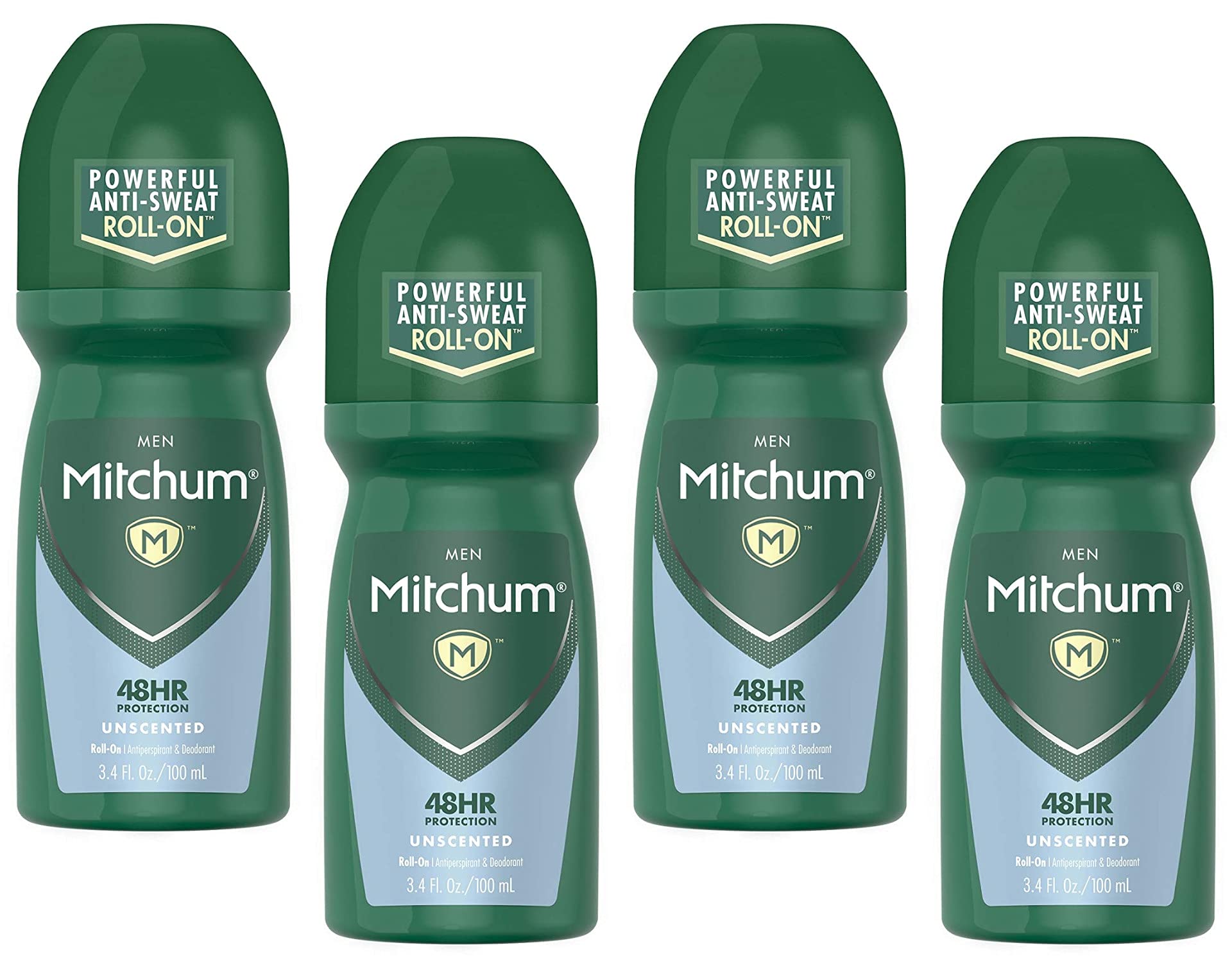 Foto 1 | Desodorante Roll-on Mitchum Invisible Sin Perfume 100 Ml Paquete de 4 - Venta Internacional