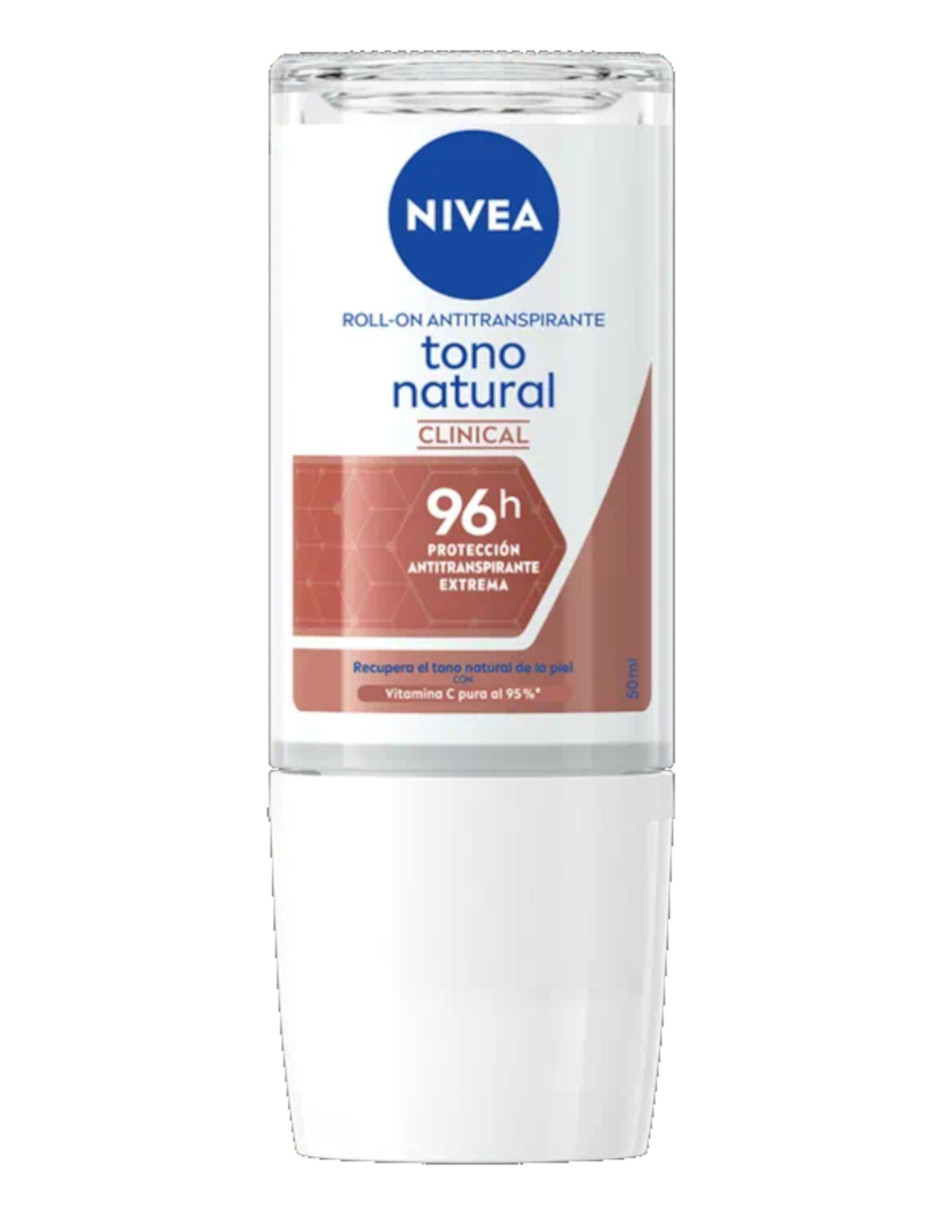Foto 3 pulgar | Antitranspirante Nivea Clinical Roll-on + Termo De Agua Güish