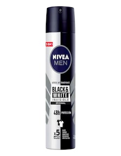 Foto 2 | Desodorante Nivea Men Black & White Invisible Power Original Antimanchas + Termo De Agua De Regalo Güish