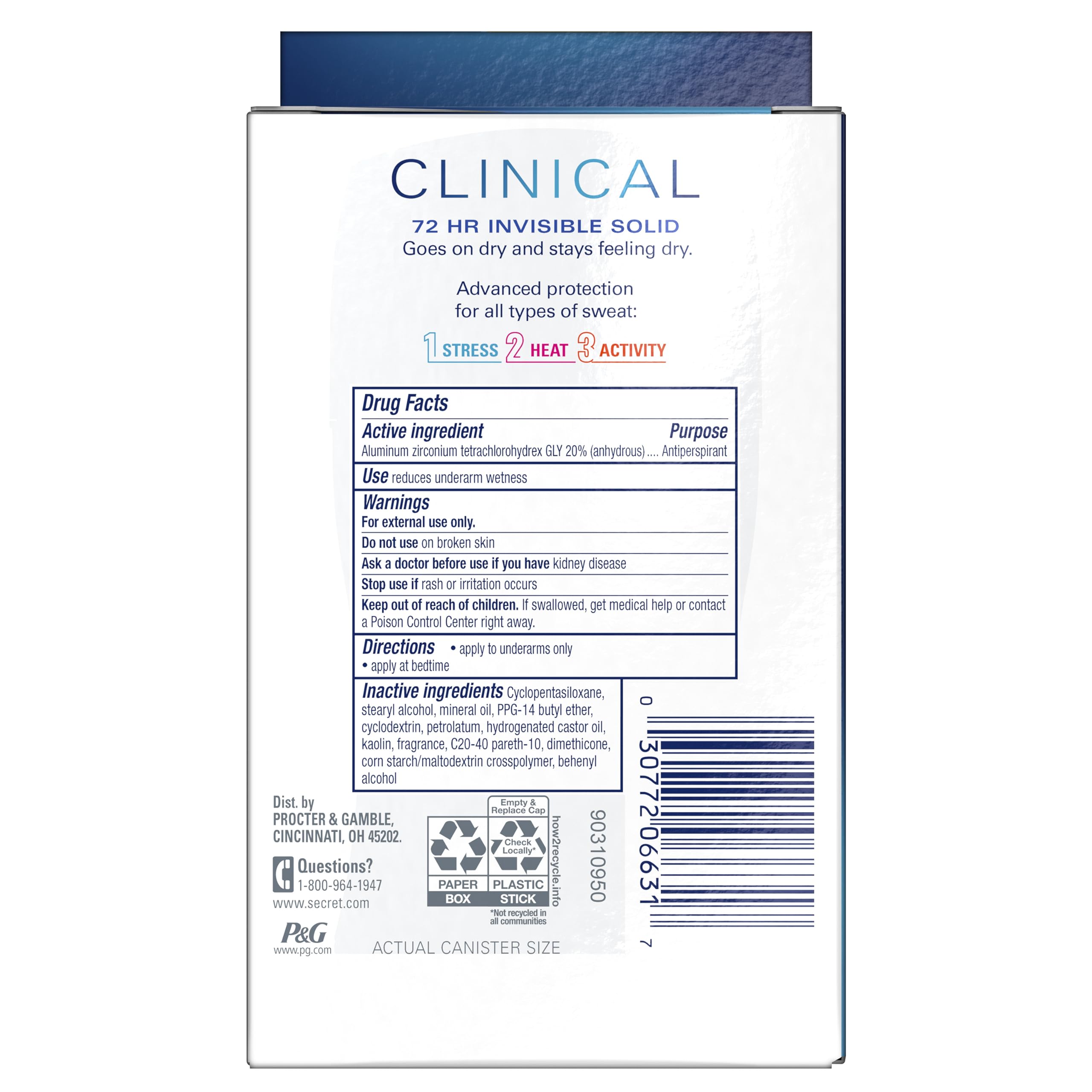 Foto 8 pulgar | Antitranspirante Secret Clinical Strength para Mujer 2 Piezas de 50 ml C/U - Venta Internacional