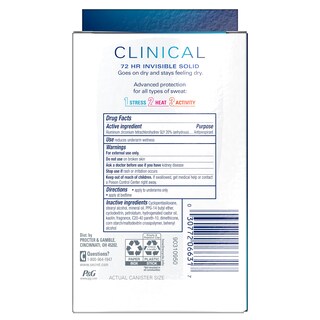 Foto 7 | Antitranspirante Secret Clinical Strength para Mujer 2 Piezas de 50 ml C/U - Venta Internacional