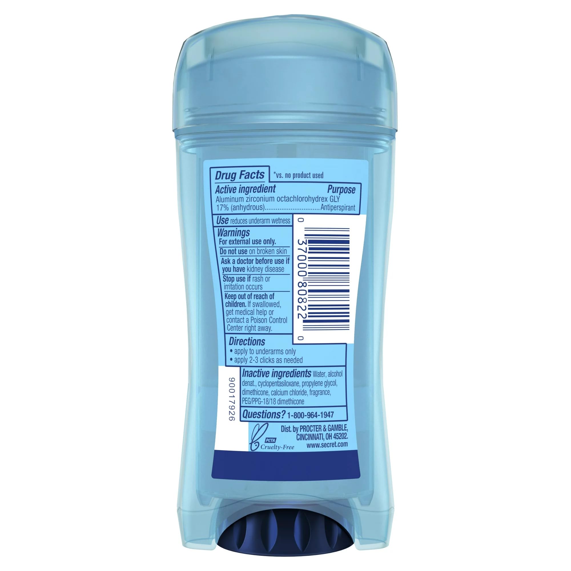 Foto 4 pulgar | Desodorante Secret Antitranspirante Outlast 4 Piezas de 73 g C/U - Venta Internacional