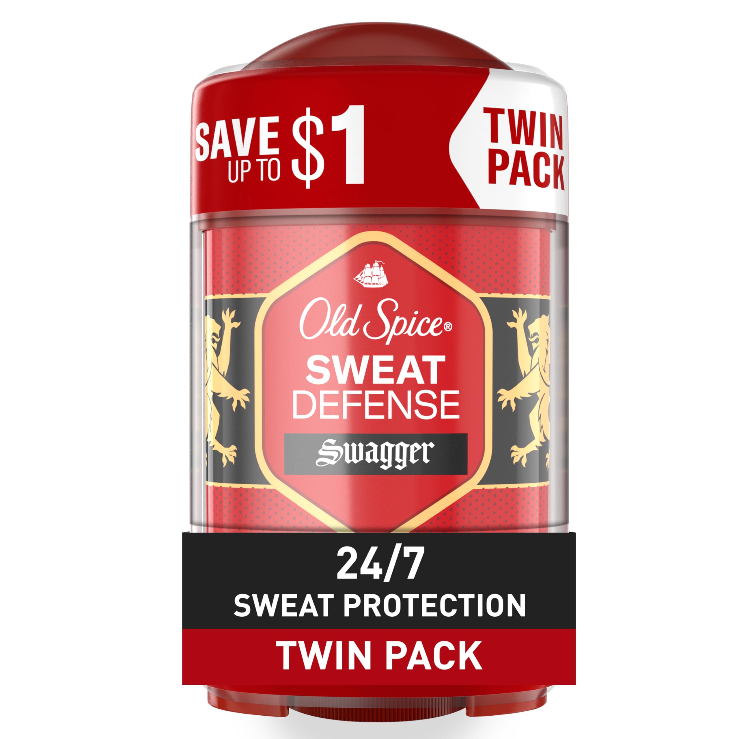 Antitranspirante / Desodorante Old Spice 24/7 Protection 2 Piezas de 73 g C/U - Venta Internacional