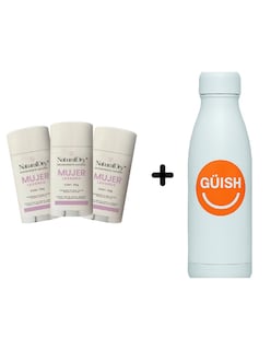 Foto 1 | Desodorante Naturaldry En Barra Natural + Gratis Termo Güish De Regalo
