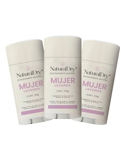 Foto 2 | Desodorante Naturaldry En Barra Natural + Gratis Termo Güish De Regalo