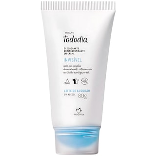 Foto 1 | Desodorante Antitrasnspirante En Crema - Leche De Algodón Tododia Natura 80g