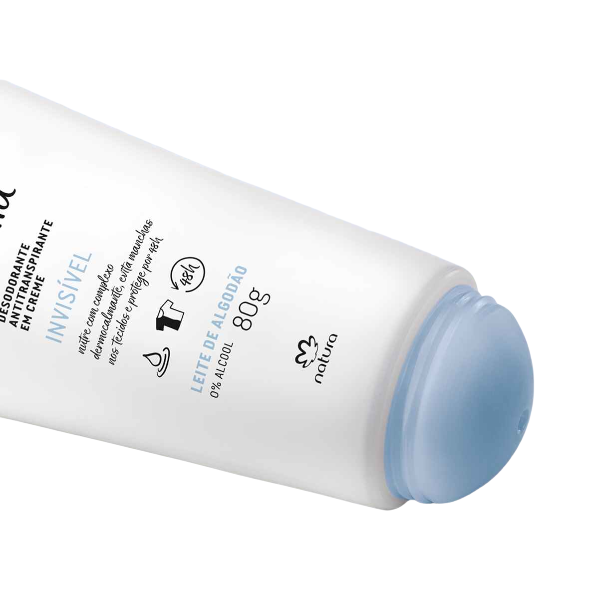 Foto 3 pulgar | Desodorante Antitrasnspirante En Crema - Leche De Algodón Tododia Natura 80g