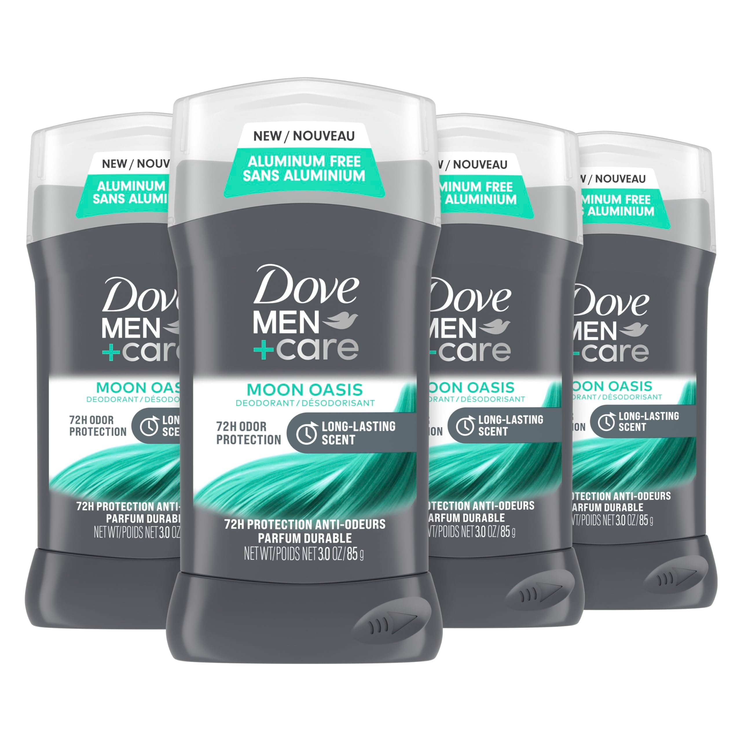 Desodorante Dove Men+care Moon Oasis 4 Piezas 90 Ml - Venta Internacional $1,304