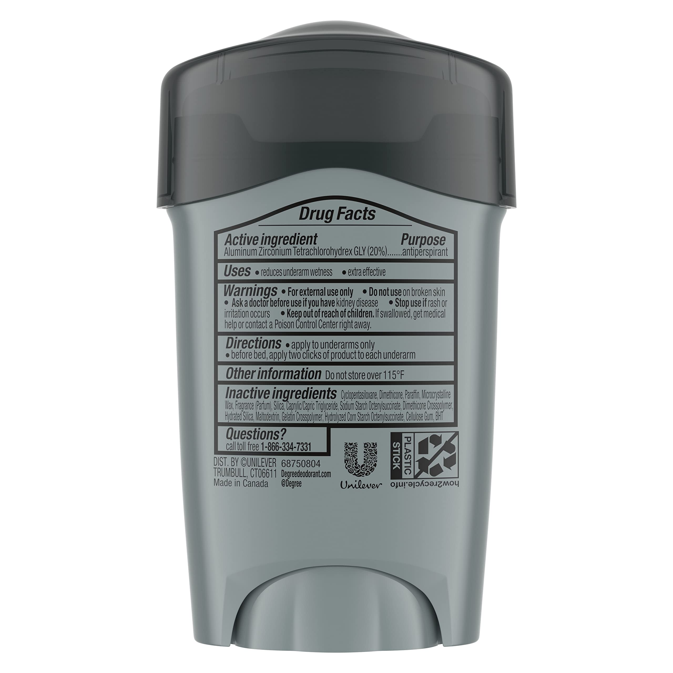 Foto 3 pulgar | Desodorante Antitranspirante Degree Men Clean 50 Ml- Venta Internacional