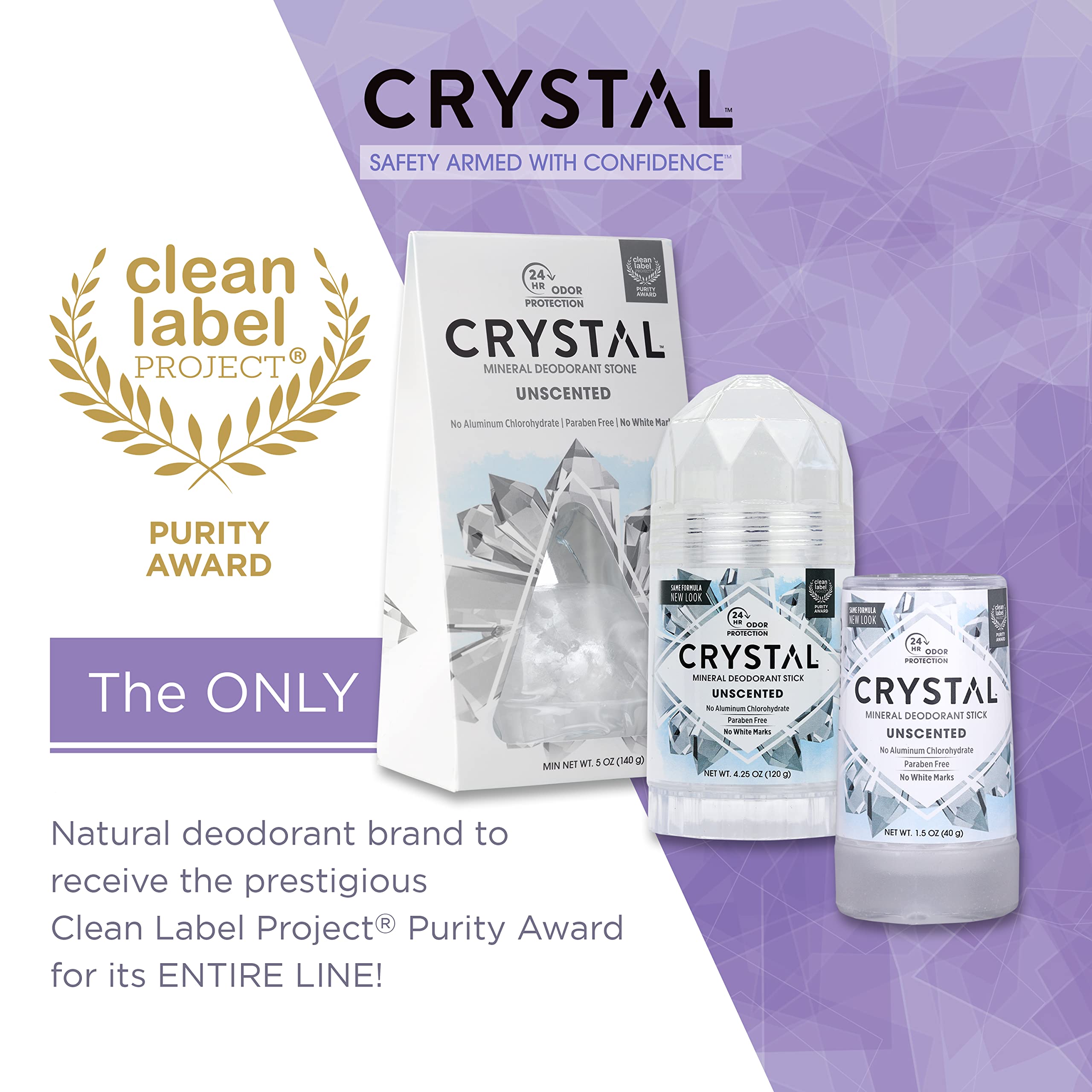 Foto 2 | Desodorante Crystal Essence Mineral Stick 45 Ml - Venta Internacional