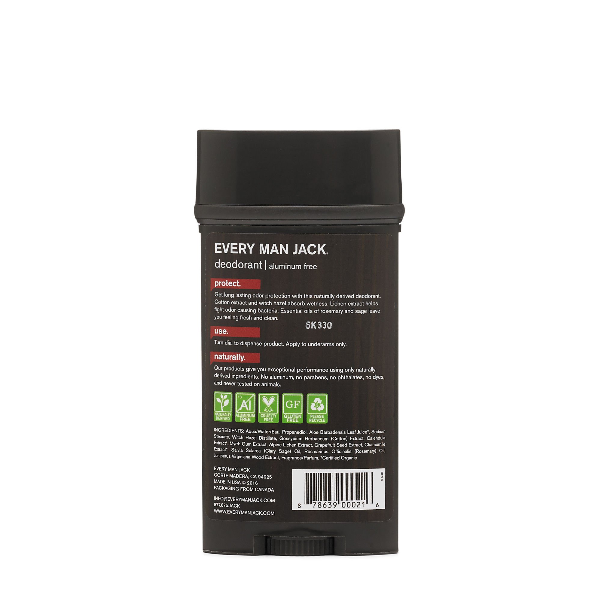 Foto 3 pulgar | Desodorante en Barra Every Man Jack Sin Aluminio 90 Ml - Venta Internacional