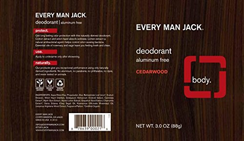 Foto 5 pulgar | Desodorante en Barra Every Man Jack Sin Aluminio 90 Ml - Venta Internacional
