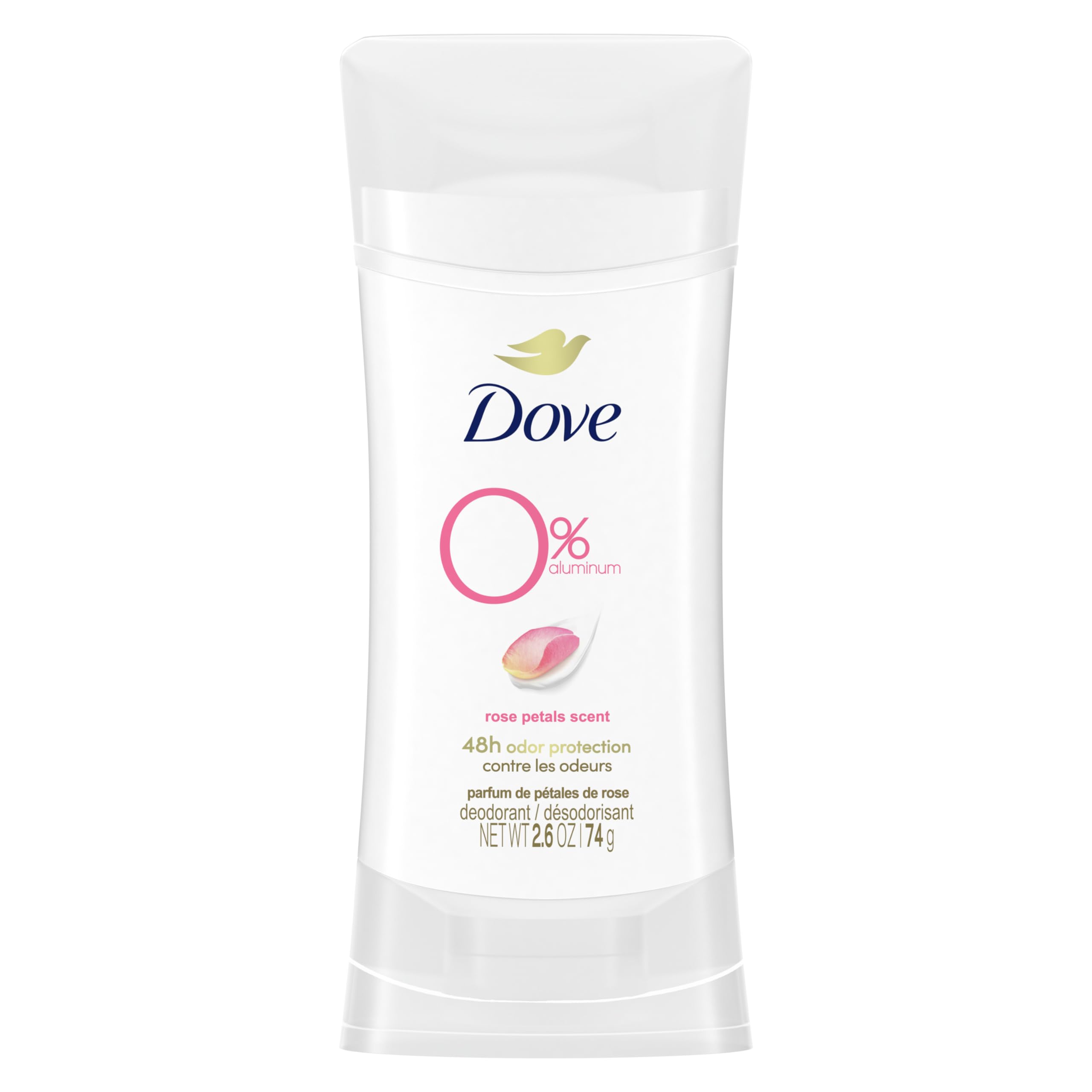 Foto 2 pulgar | Desodorante en Barra Dove 0% Aluminio con Pétalos de Rosa 74 g - Venta Internacional