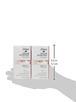 Foto 3 pulgar | Antitranspirante Dove Clinical Protection Cleartone 50 Ml - Venta Internacional