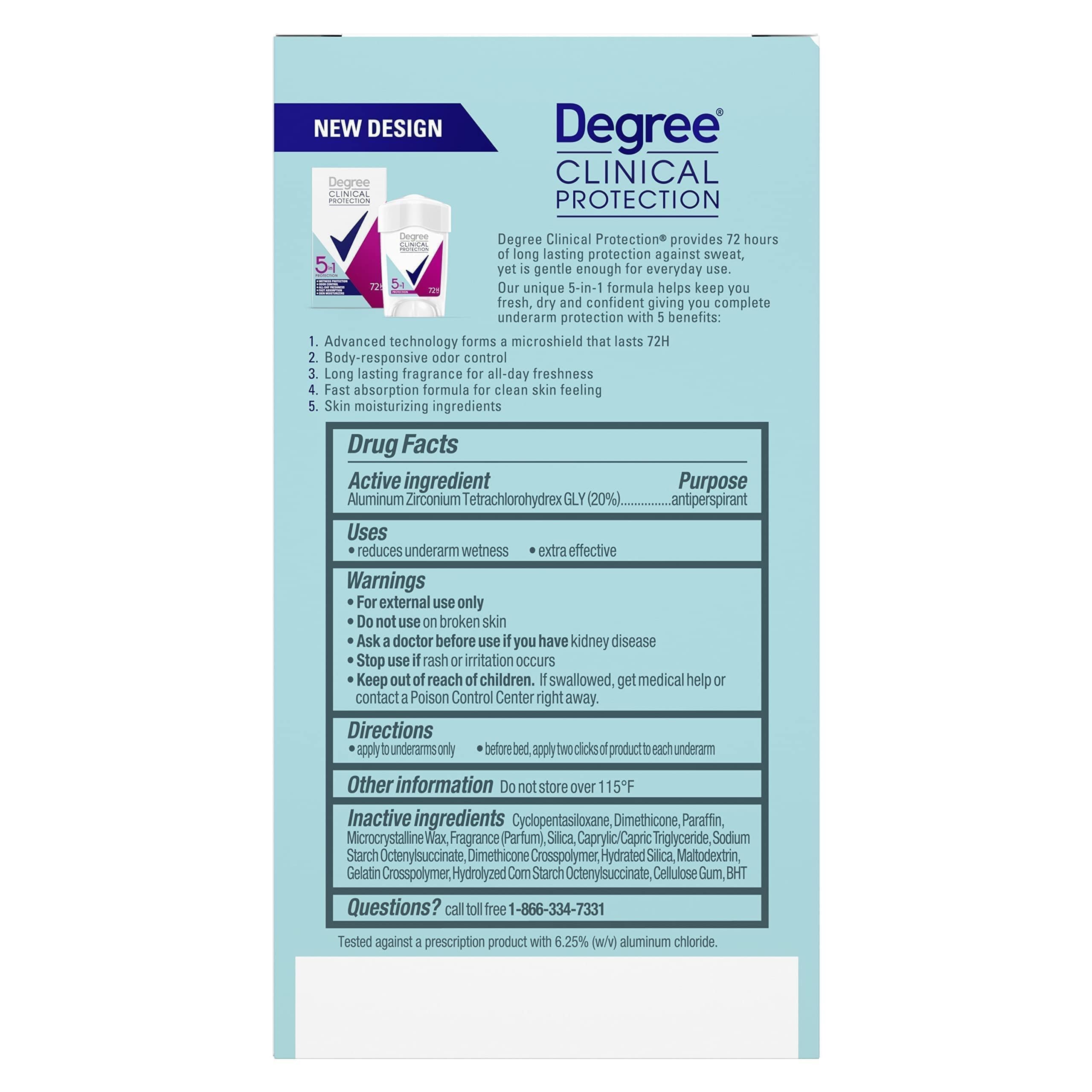 Foto 7 | Desodorante Antitranspirante Degree 50 ml para Mujer- Venta Internacional