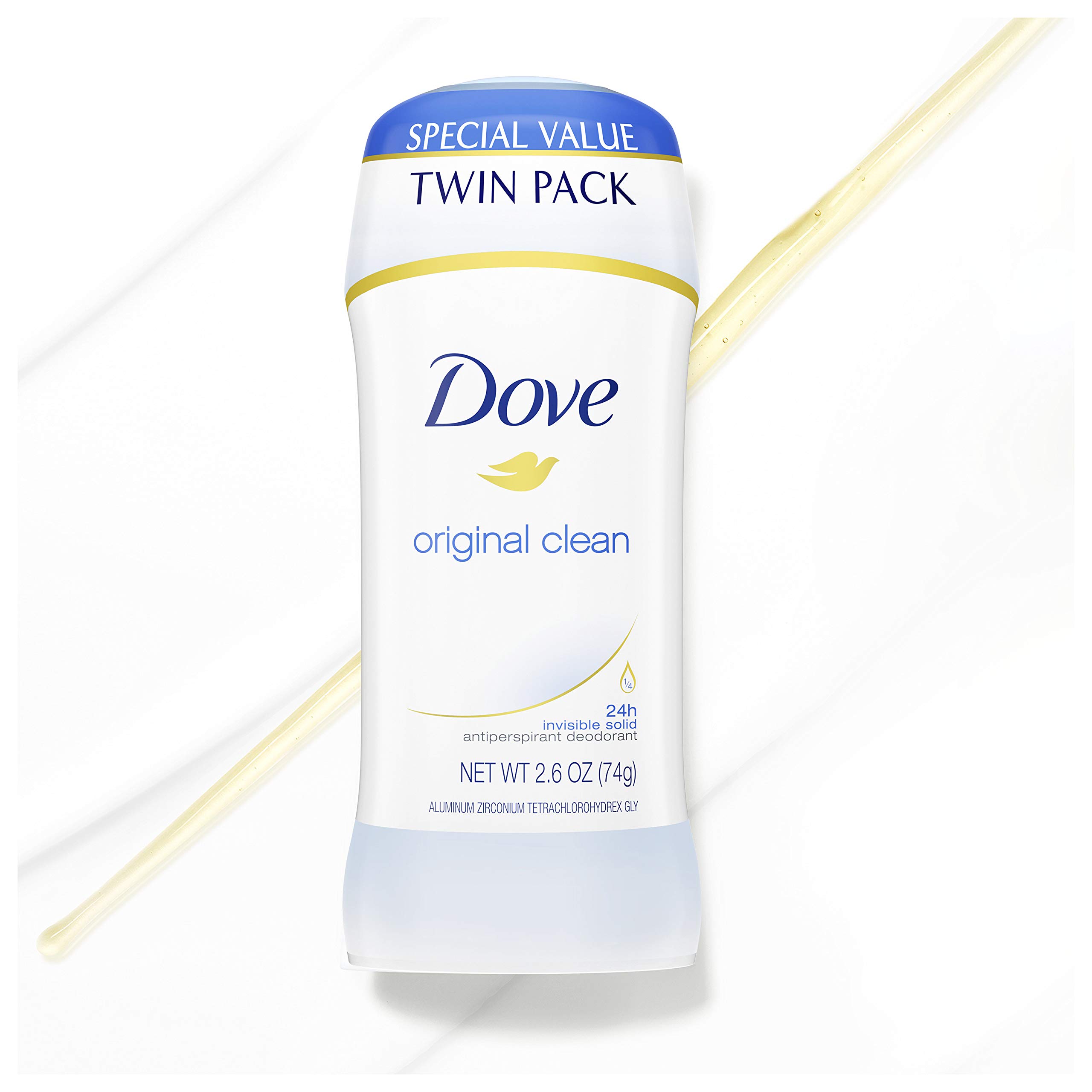 Foto 2 | Desodorante Antitranspirante Dove Original Clean Women 75 ml 2 Piezas- Venta Internacional