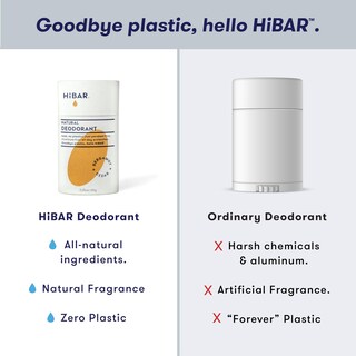 Foto 5 | Desodorante HiBar de Bergamota y Cedro 3 Pack - Venta Internacional