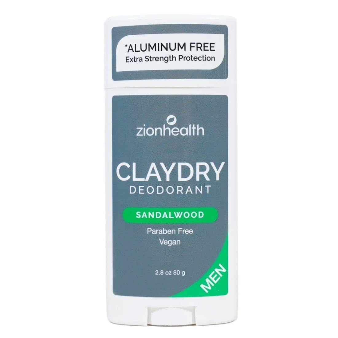 Foto 1 | Desodorante Clay Dry Sandalwood Zion Health en Barra 80 g - Venta Internacional
