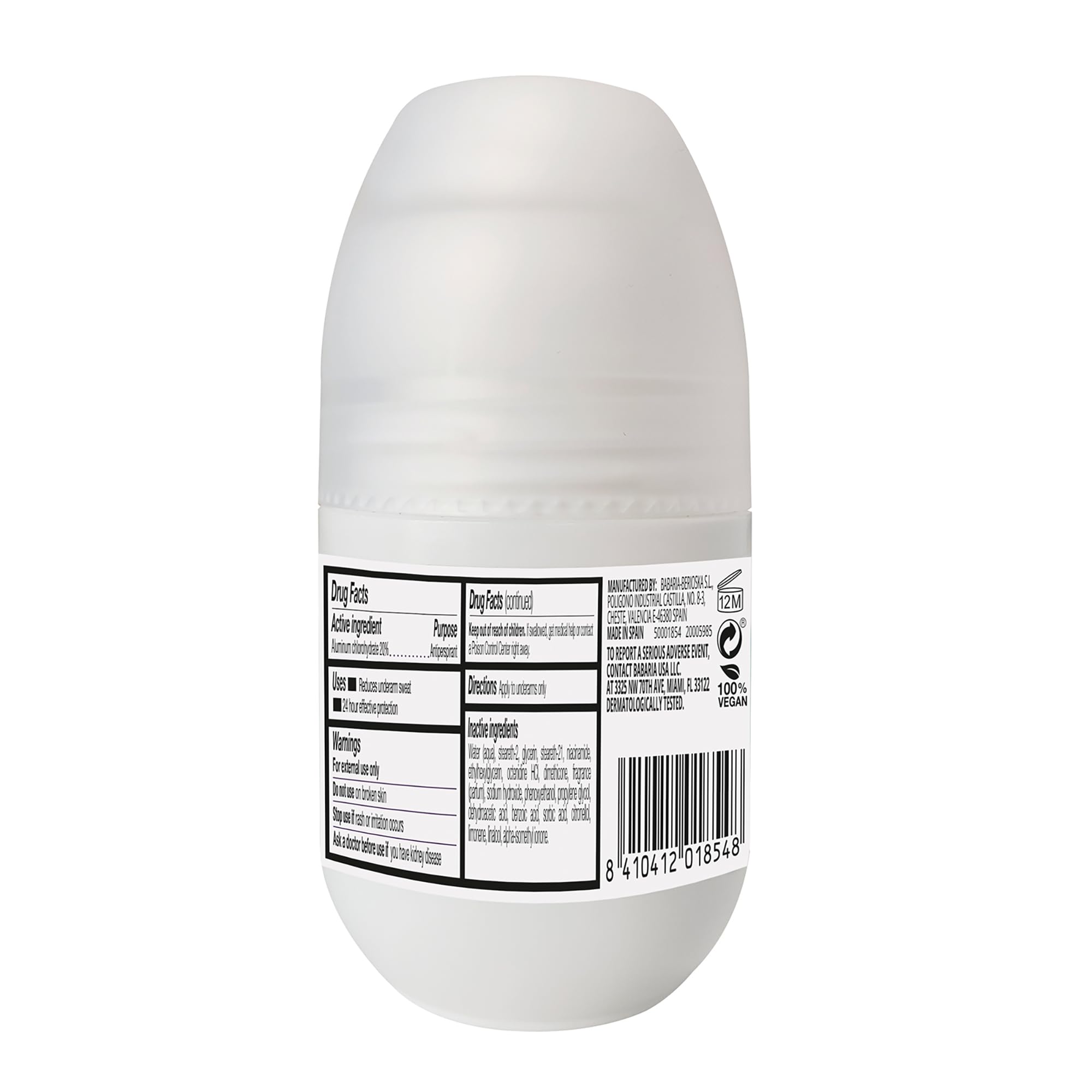 Foto 3 pulgar | Desodorante Antitranspirante Babaria 3 Pack - Venta Internacional