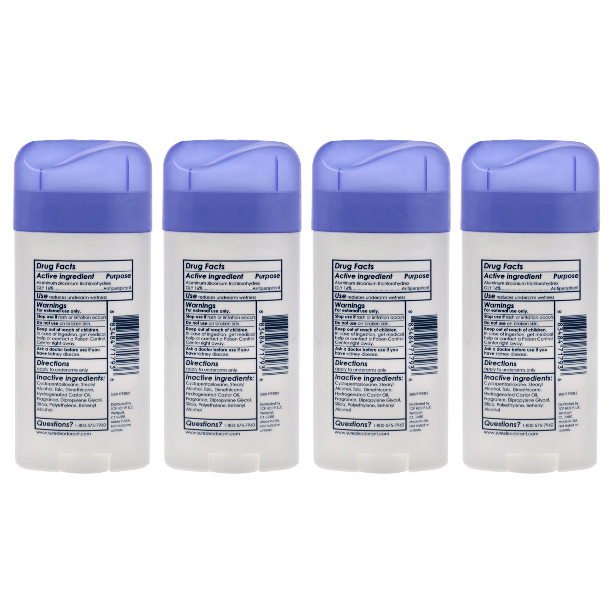 Foto 3 pulgar | Desodorante  Sure Original 4 Pack - Venta Internacional