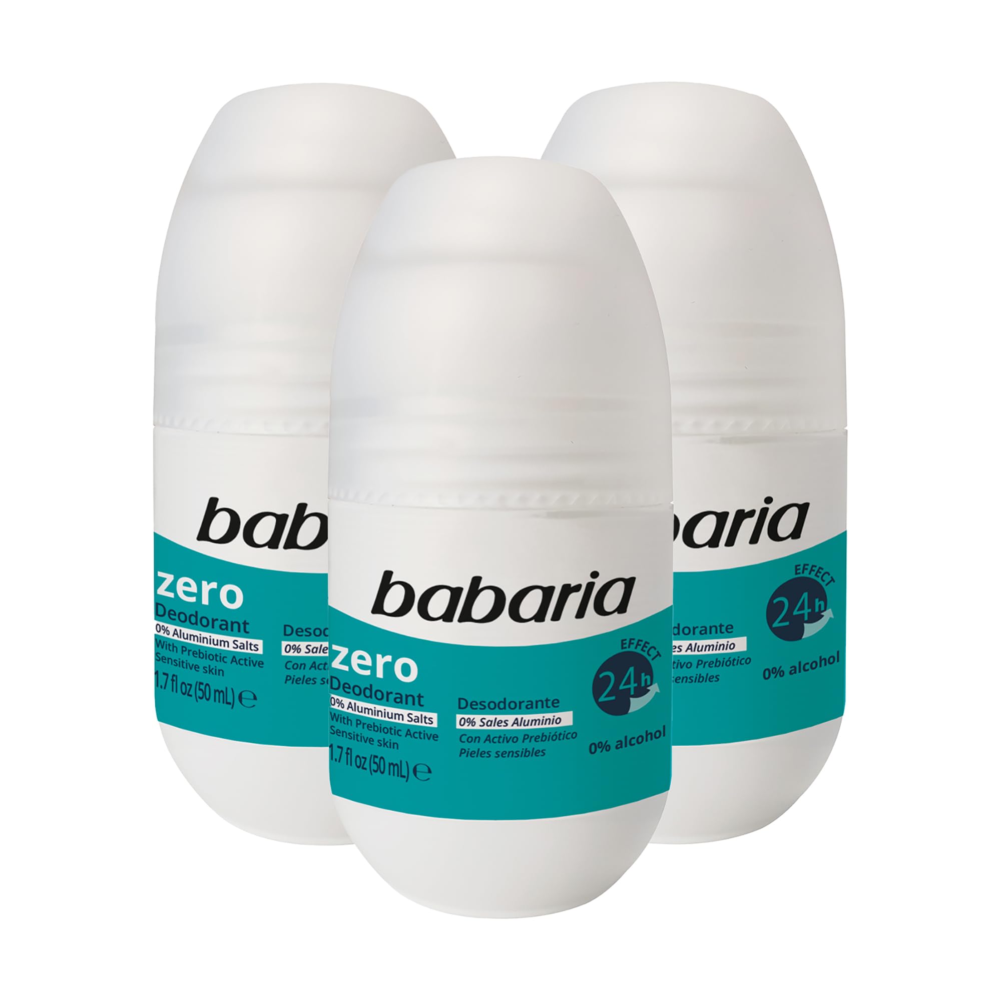 Foto 2 pulgar | Desodorante Babaria Roll On 3 Pack - Venta Internacional