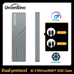 Foto 3 pulgar | Venta Internacional - Funda Ssd Unionsine Dual Protocol M2 Nvme/ngff Sata De 10 Gbps