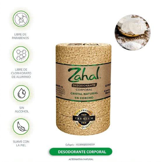 Foto 2 | Desodorante Mini Stick Zahal 60 g en Corcho