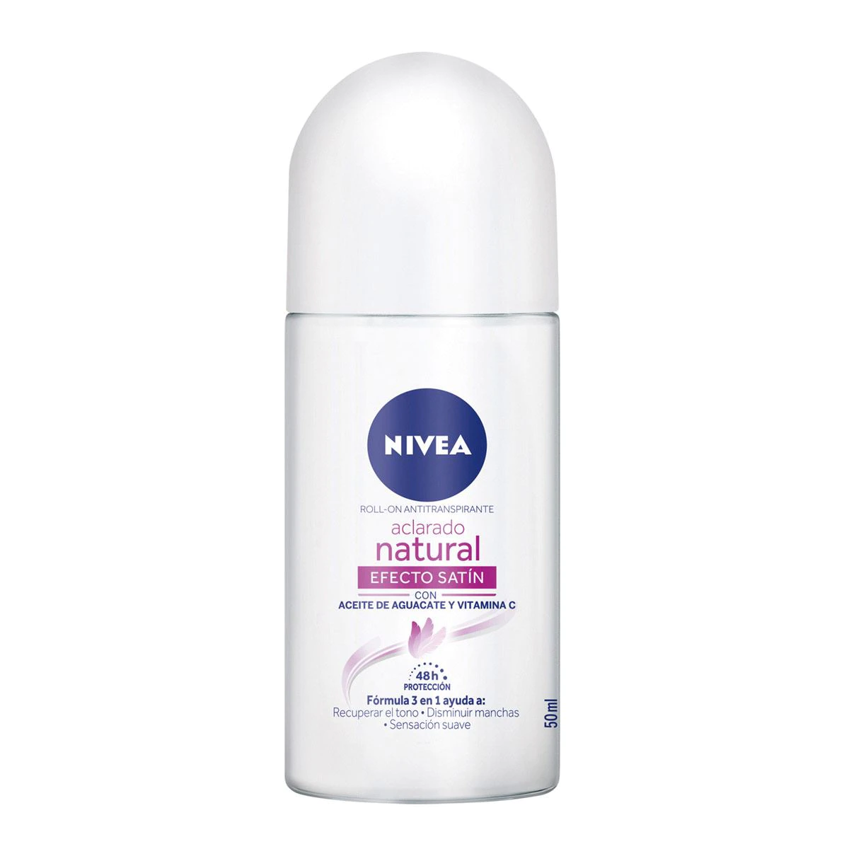 Desodorante Nivea Mujer Aclarado Efecto Satin Roll On de 50 ml