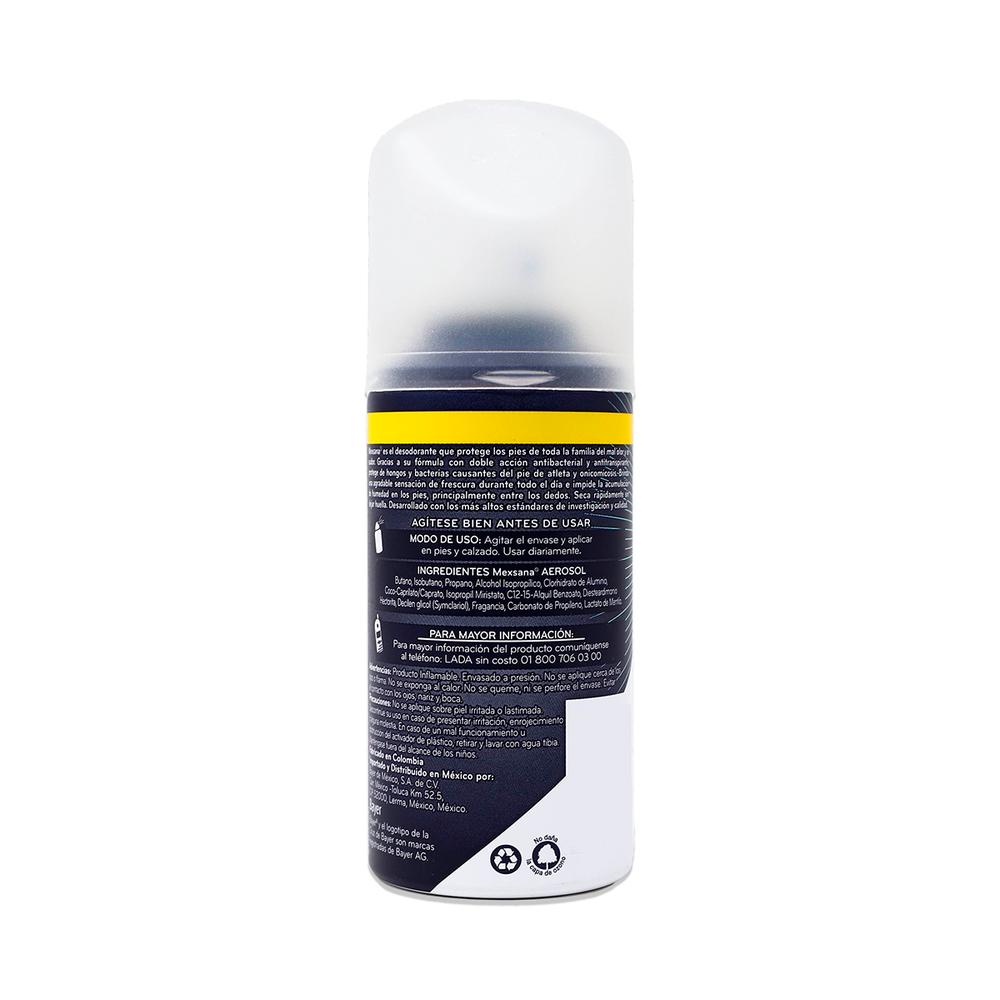 Foto 3 pulgar | Spray Desodorante para Pies Bayer Mexsana 150 ml