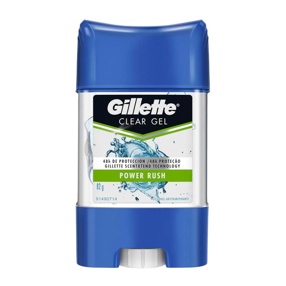 Foto 2 pulgar | Desodorante en Gel Gillette Power Rush 82 Gr