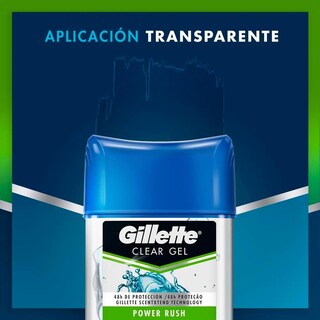 Foto 2 | Desodorante en Gel Gillette Power Rush 82 Gr
