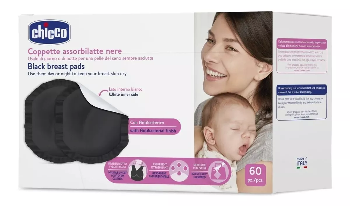 Foto 4 | Protectores de Lactancia Chicco Negros 60 Piezas