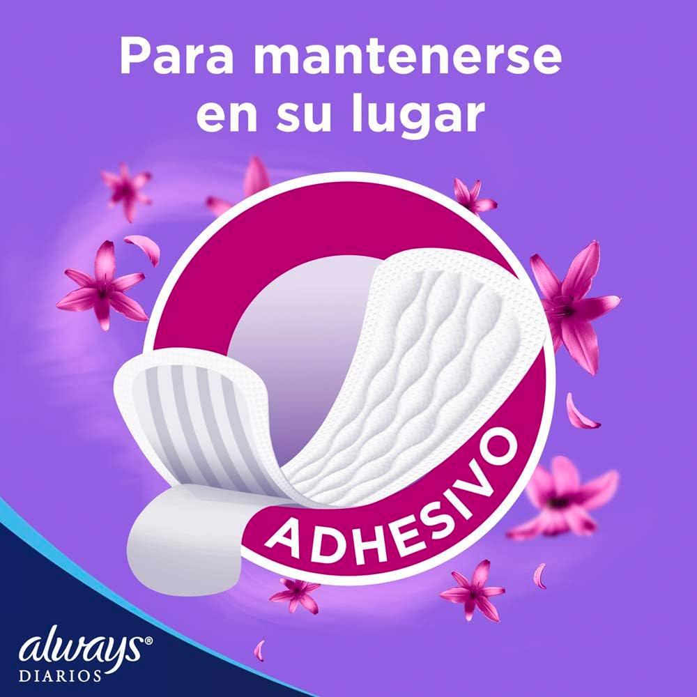 Foto 4 pulgar | Pantiprotectores Diarios Always Largos 16 Piezas