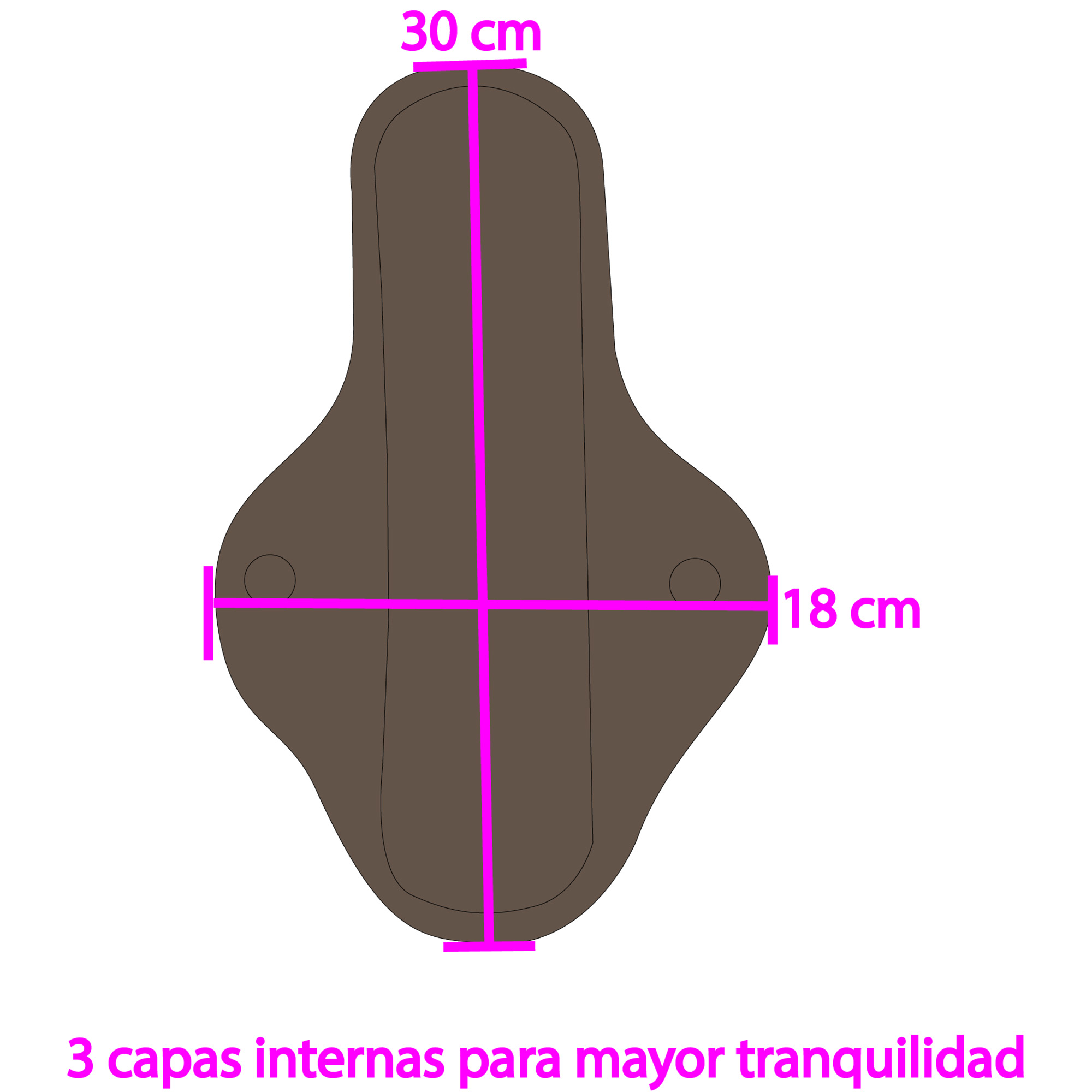 Foto 4 pulgar | Toalla Femenina Menstrual Ecológica Reutilizable De Tela Ecobaby Original Pack10