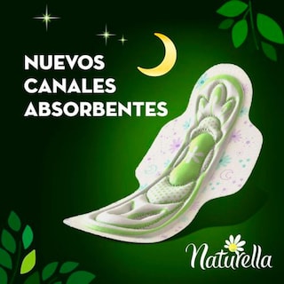 Foto 3 | Toallas Femeninas Naturella Nocturnas 24 Piezas