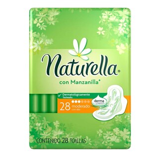 Foto 1 | Toallas Femeninas Naturella con Alas 28 Piezas